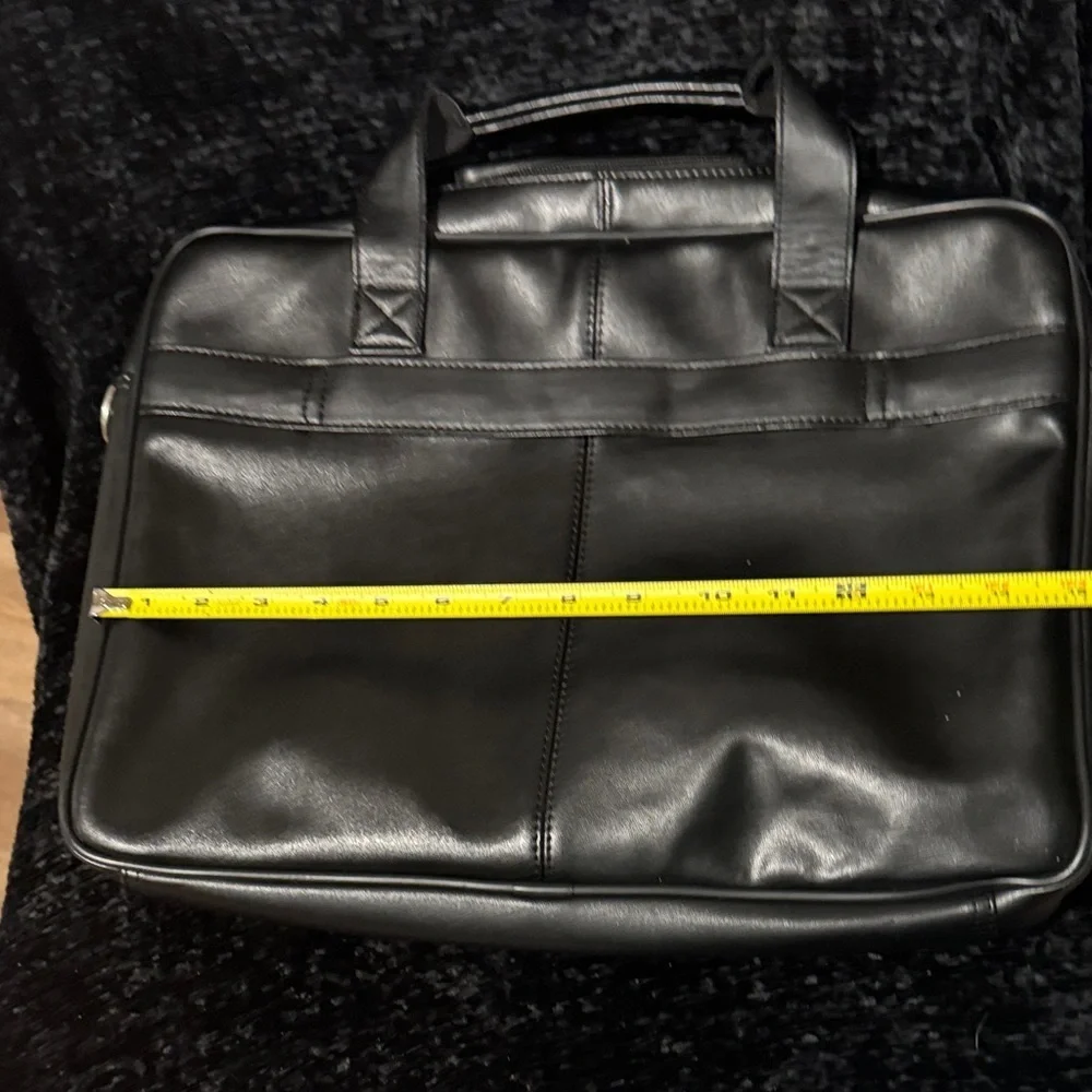Samsonite Charcoal Leather Men's Briefcase
